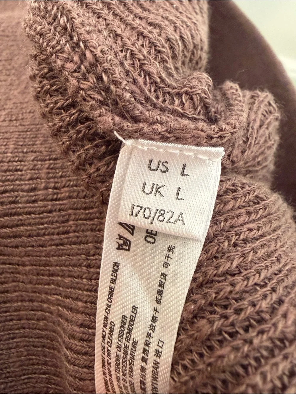 Free People Beach Brown Knit Shorts (Large)